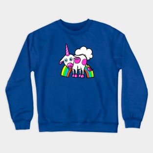 Unicow - The Original Rainbow Unicorn Cow! Crewneck Sweatshirt